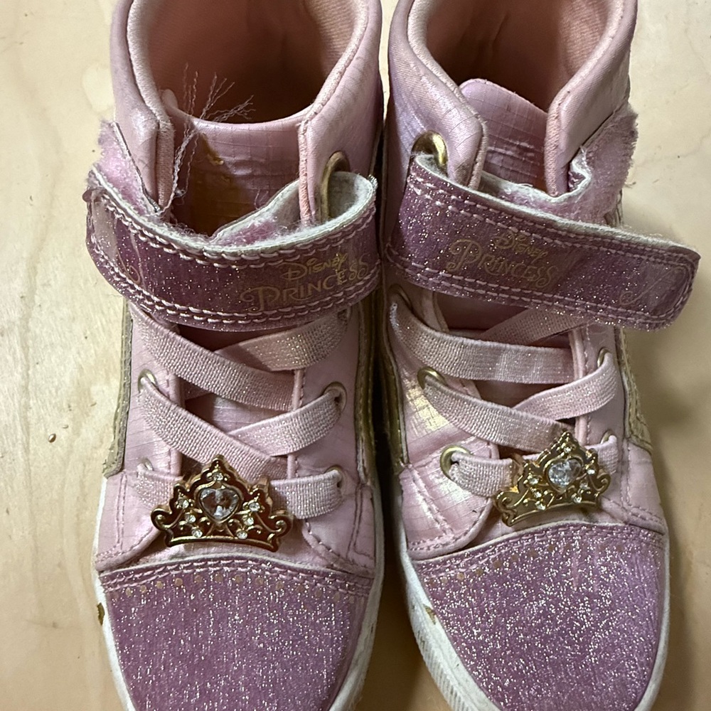 Disney Princess Glittery Pink Sneakers